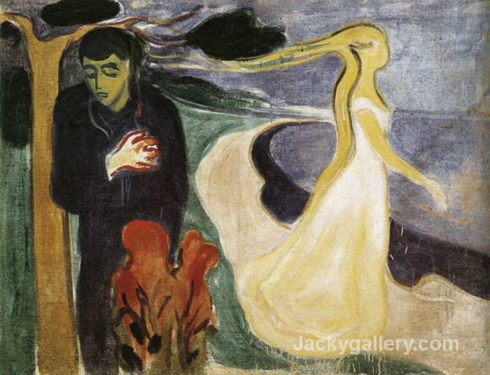 Separation, by Edvard Munch paintings reproduction